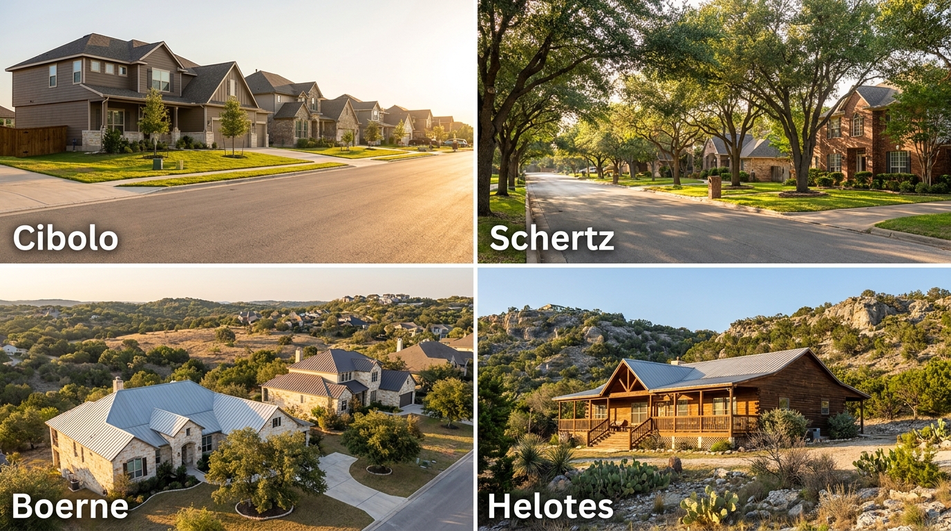 Cibolo vs. Schertz vs. Boerne vs. Helotes: Which San Antonio Suburb Fits You?